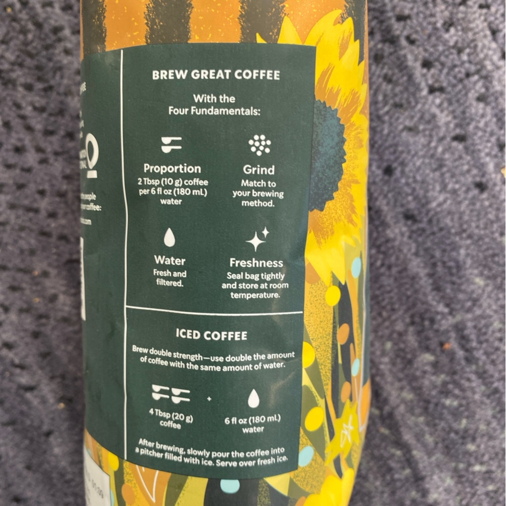 ⭐️Starbucks⭐️Sunsera Blend Blonde Roast Light 1 lb Bag - Picture 4 of 4
